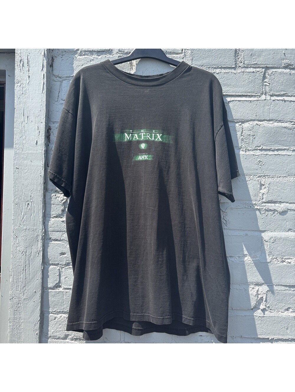 Vintage 90’s The Matrix Movie Promo Green Code T-Shirt